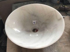 Wastafel Marmer Putih Guangxi