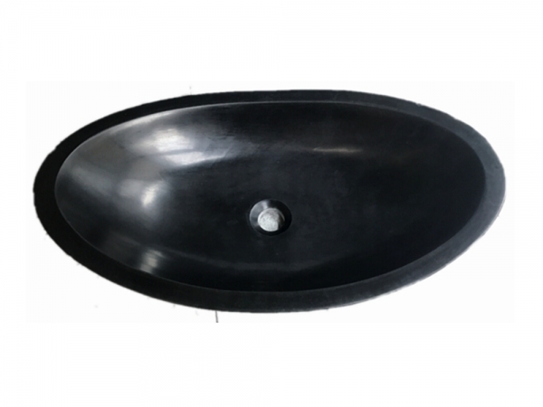 huanan granit hitam oval kitchen sink