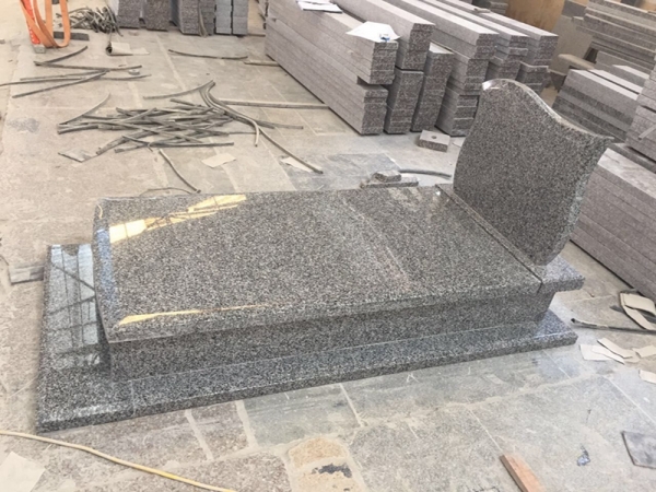 baru g653 gelap abu-abu granit makam peringatan monumen