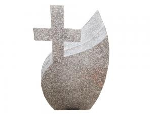 gaya romania g664 granit salib batu nisan untuk kuburan