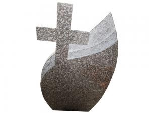 gaya romania g664 granit salib batu nisan untuk kuburan