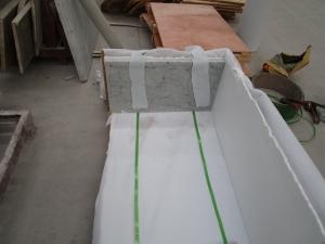 Ubin Lantai Dipoles Marmer Putih Bianco Carrara
