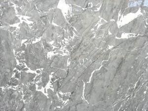 Galaxy Silver Grey Marble Dengan White Veining Slab