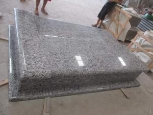 Spray White Granite Eropa Grave Tomb Stones Klasik