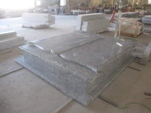 Spray White Granite Eropa Grave Tomb Stones Klasik