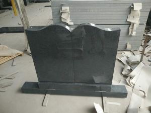 Ukir Padang Dark Grey Granite Ogee Headstones