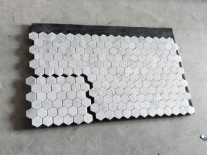 Bianco Carrara Dipoles Hexagon Marble Mosaic Tile