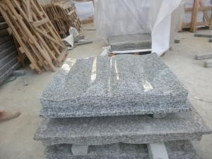G623 Abu-abu Granit Tombstone Cemetery Book Headstone