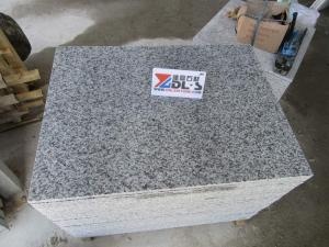 Dalian G655 granit putih dipoles ubin lantai rumah