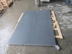 Padang Dark Grey G654 mengasah Granite Wall Tiles