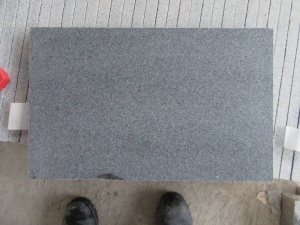 Padang Dark Grey G654 mengasah Granite Wall Tiles