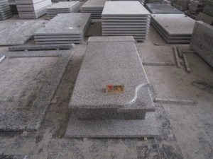 G623 Grey Granite Cemetery Tombstone Gaya Barat
