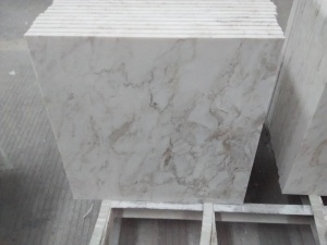 Ubin Dinding Panel Interior Marmer Putih Volakas Dipoles