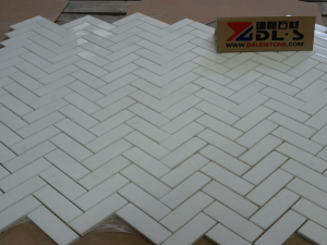 Thassos White Marble Cina Crystal White Marble Slab Tiles Dipotong Untuk Ukuran