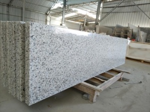 Cina Bala Bunga Putih Granit Slab Tile Untuk Proyek
