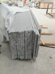 Cina Hubei Baru G602 Ubin Lembaran Granit Abu-abu Cerah