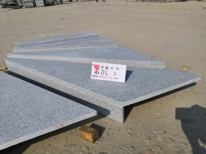 Wuhan G603 Langkah Tangga Batu Granit Abu-abu Muda