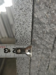 Cina G654 Padong Lembaran Granit Gelap