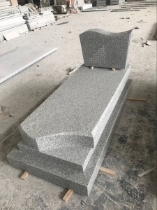 G603 granit abu-abu pemakaman gaya batu nisan israel