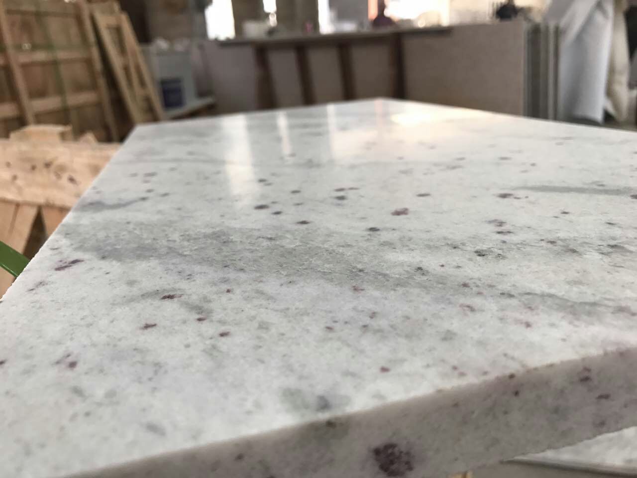 andromeda lempengan granit putih dan meja dijual